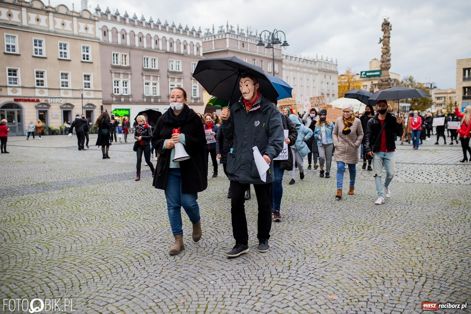 Zdjęcie w galerii na portalu naszraciborz.pl: Zakaz aborcji. Racibórz znów protestuje [WIDEO] wiadomości z regionu
