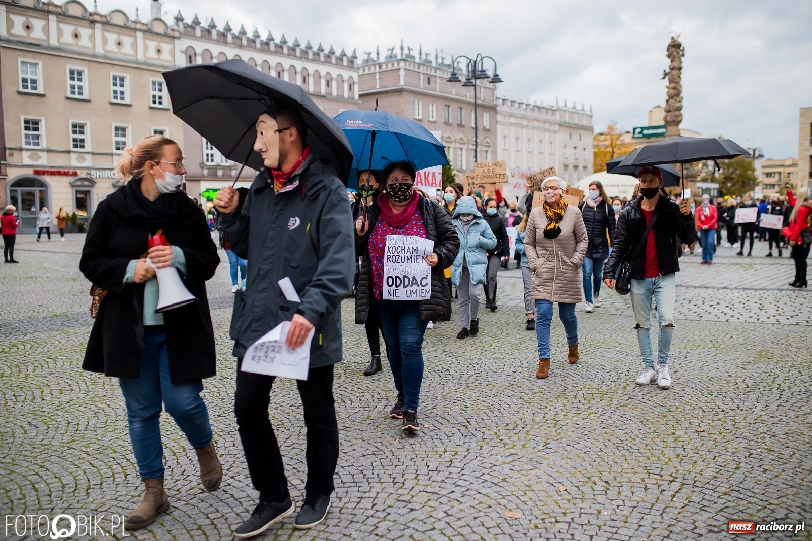 Zdjęcie w galerii na portalu naszraciborz.pl: Zakaz aborcji. Racibórz znów protestuje [WIDEO] wiadomości z regionu