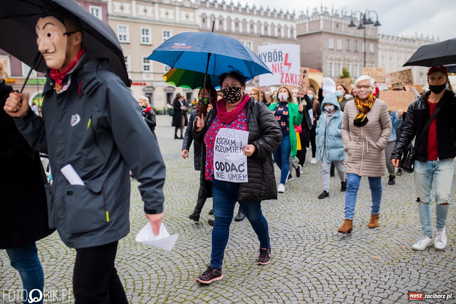 Zdjęcie w galerii na portalu naszraciborz.pl: Zakaz aborcji. Racibórz znów protestuje [WIDEO] wiadomości z regionu