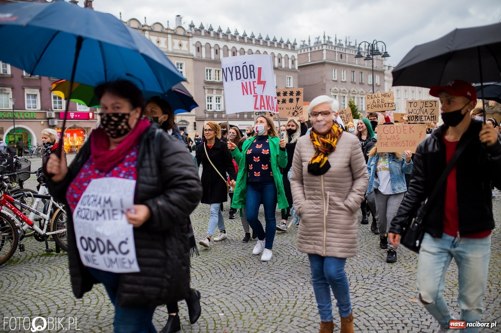 Zdjęcie w galerii na portalu naszraciborz.pl: Zakaz aborcji. Racibórz znów protestuje [WIDEO] wiadomości z regionu