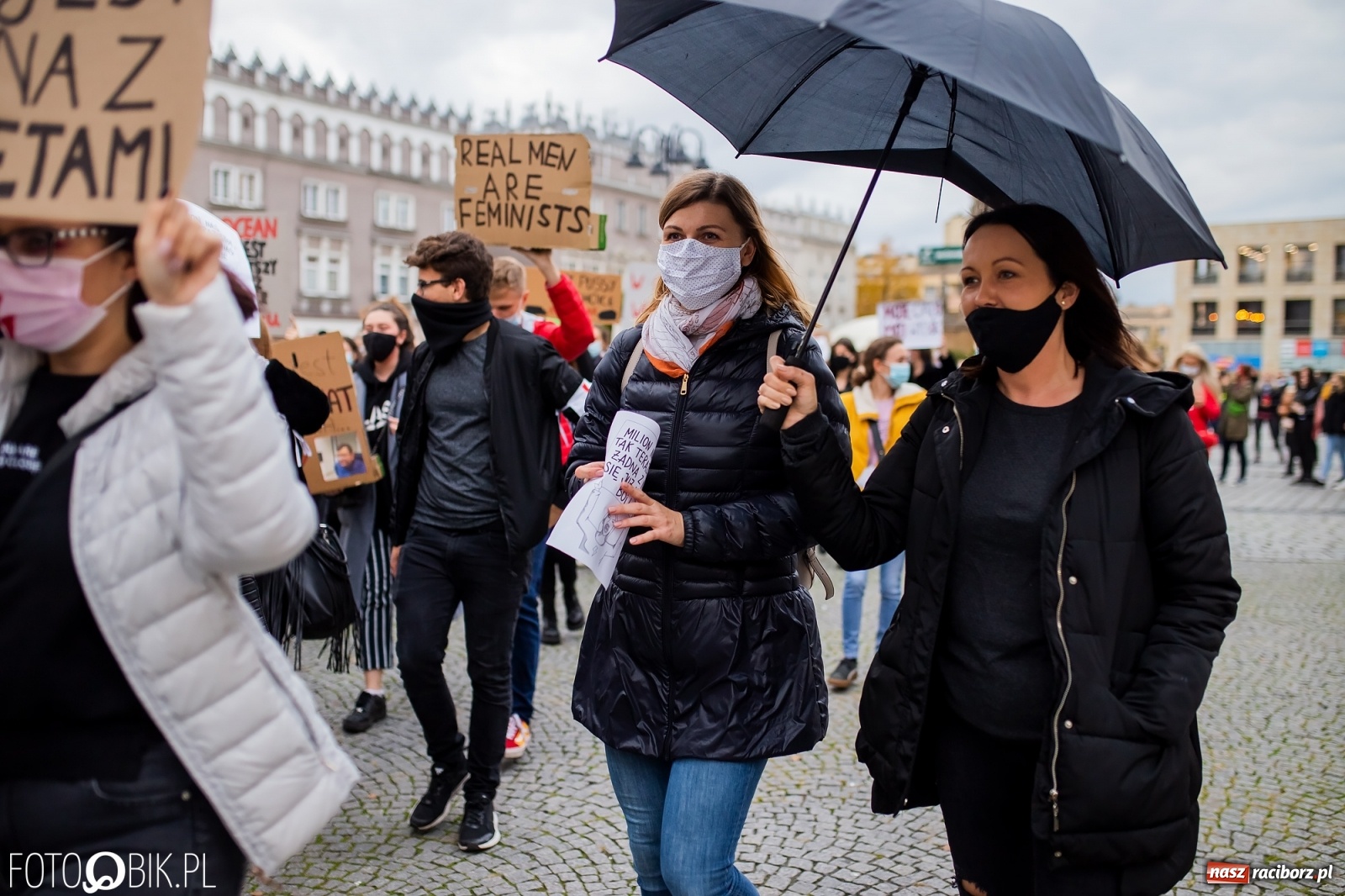Zdjęcie w galerii na portalu naszraciborz.pl: Zakaz aborcji. Racibórz znów protestuje [WIDEO] wiadomości z regionu