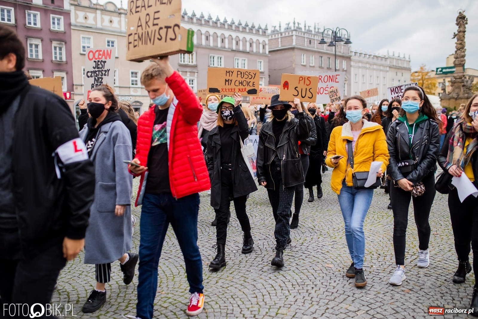 Zdjęcie w galerii na portalu naszraciborz.pl: Zakaz aborcji. Racibórz znów protestuje [WIDEO] wiadomości z regionu