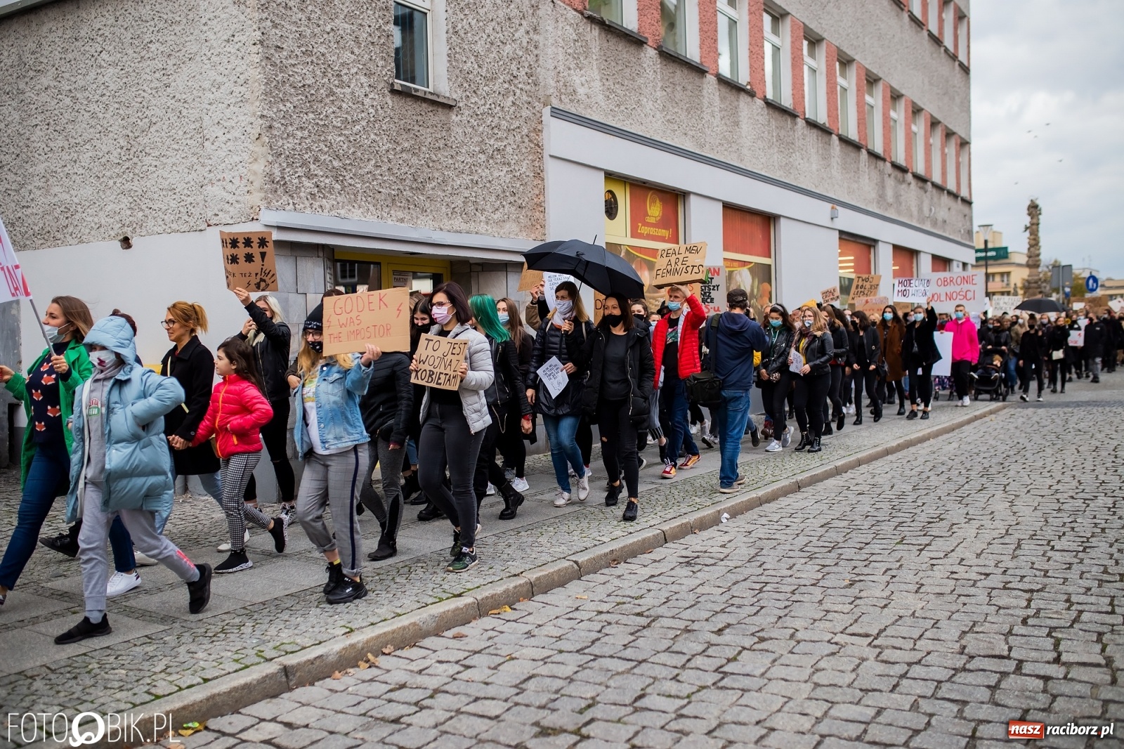 Zdjęcie w galerii na portalu naszraciborz.pl: Zakaz aborcji. Racibórz znów protestuje [WIDEO] wiadomości z regionu