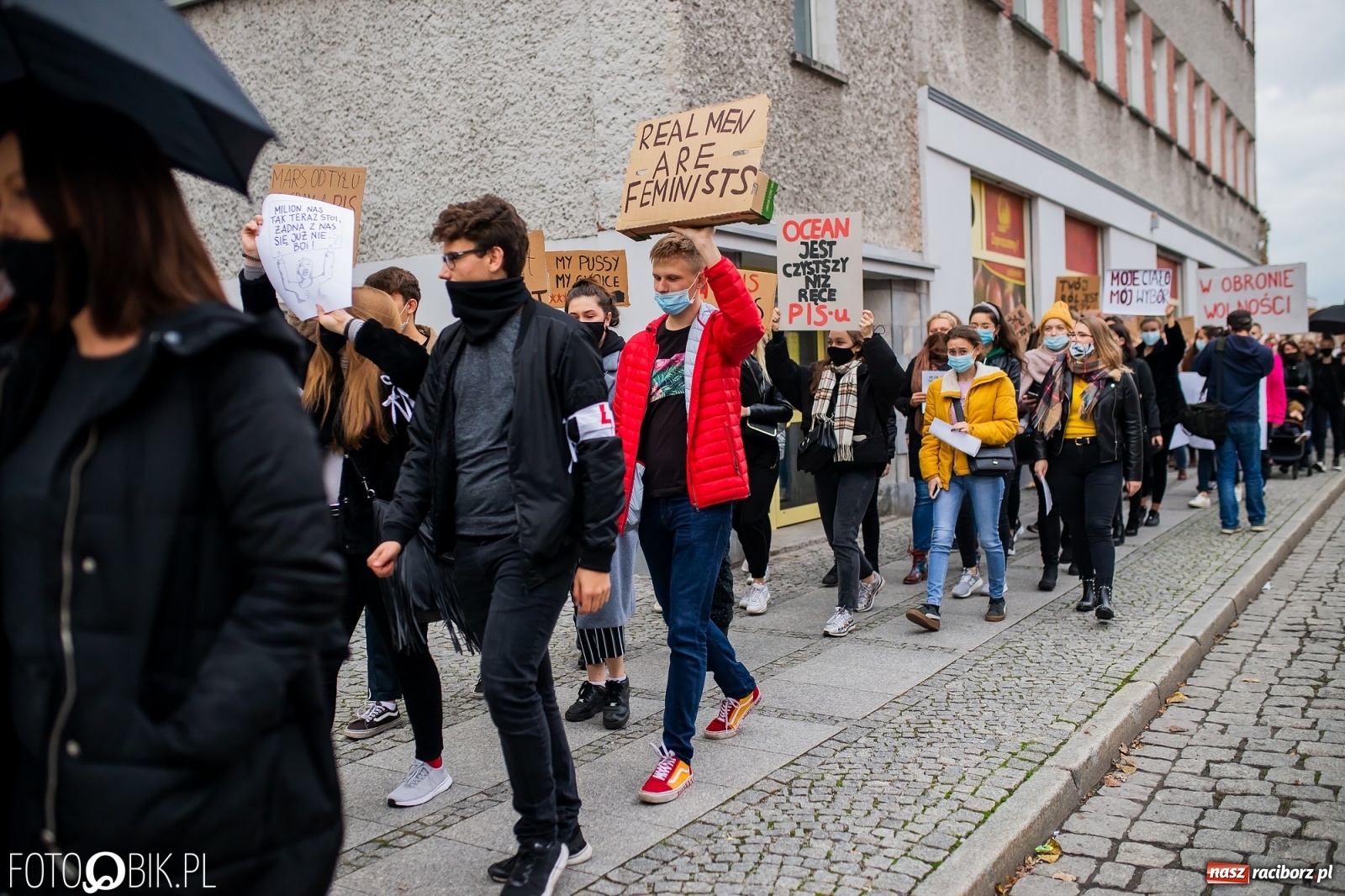 Zdjęcie w galerii na portalu naszraciborz.pl: Zakaz aborcji. Racibórz znów protestuje [WIDEO] wiadomości z regionu