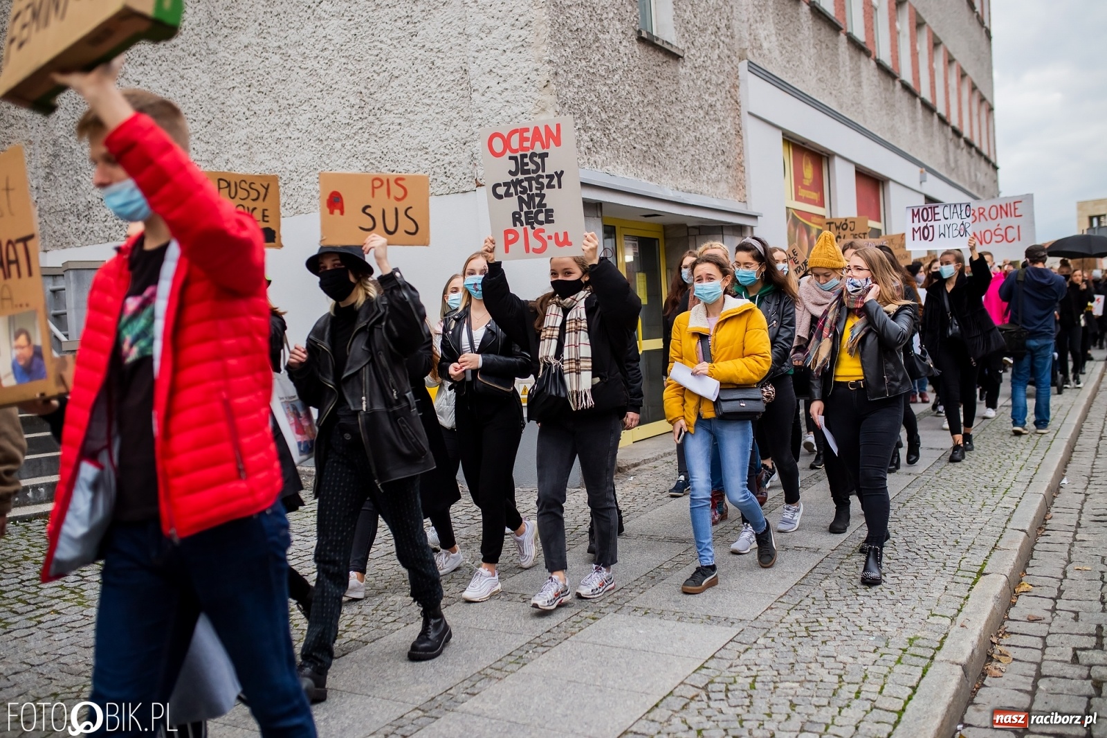 Zdjęcie w galerii na portalu naszraciborz.pl: Zakaz aborcji. Racibórz znów protestuje [WIDEO] wiadomości z regionu