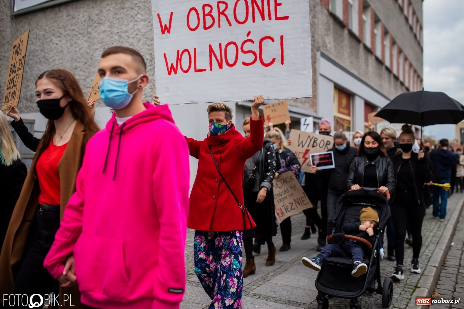 Zdjęcie w galerii na portalu naszraciborz.pl: Zakaz aborcji. Racibórz znów protestuje [WIDEO] wiadomości z regionu