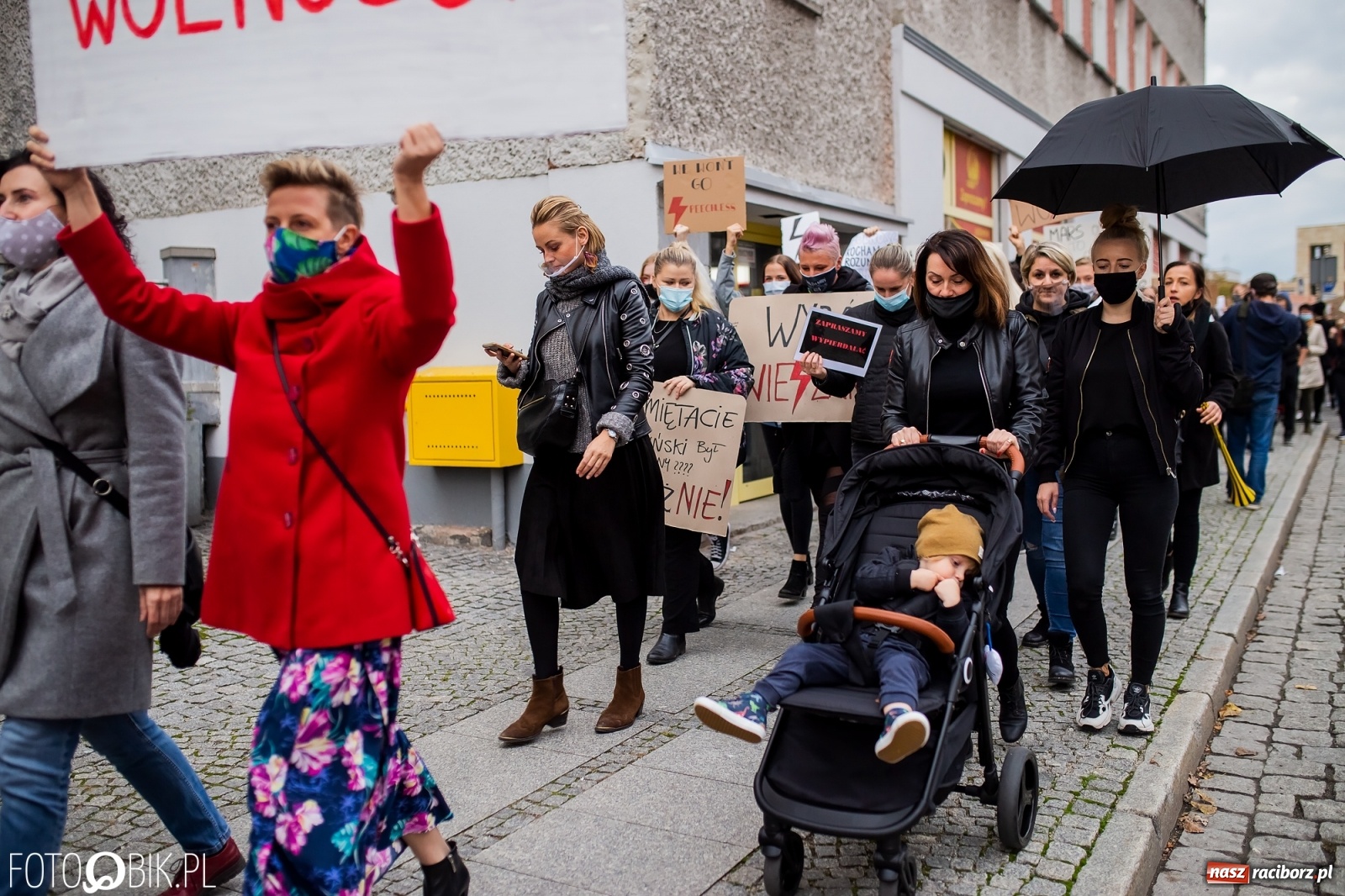 Zdjęcie w galerii na portalu naszraciborz.pl: Zakaz aborcji. Racibórz znów protestuje [WIDEO] wiadomości z regionu