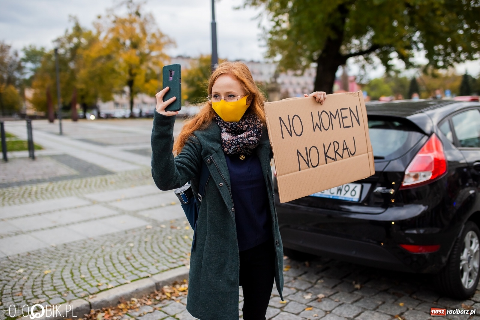 Zdjęcie w galerii na portalu naszraciborz.pl: Zakaz aborcji. Racibórz znów protestuje [WIDEO] wiadomości z regionu