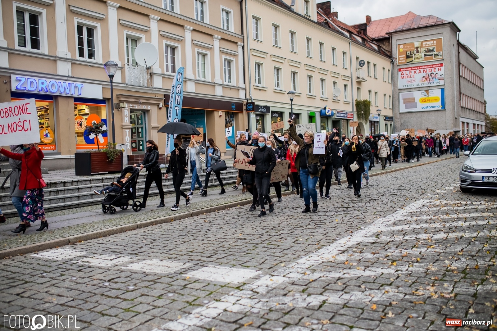 Zdjęcie w galerii na portalu naszraciborz.pl: Zakaz aborcji. Racibórz znów protestuje [WIDEO] wiadomości z regionu