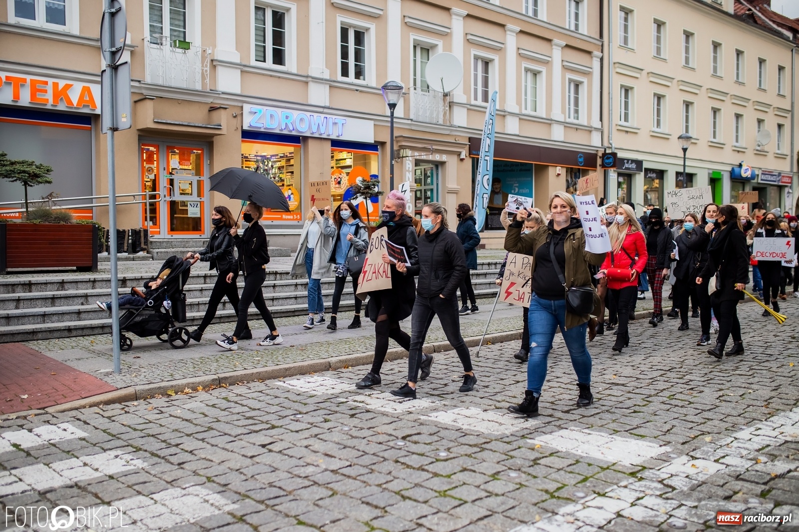 Zdjęcie w galerii na portalu naszraciborz.pl: Zakaz aborcji. Racibórz znów protestuje [WIDEO] wiadomości z regionu