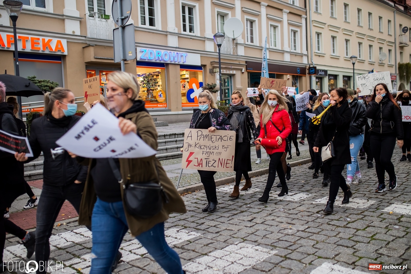 Zdjęcie w galerii na portalu naszraciborz.pl: Zakaz aborcji. Racibórz znów protestuje [WIDEO] wiadomości z regionu