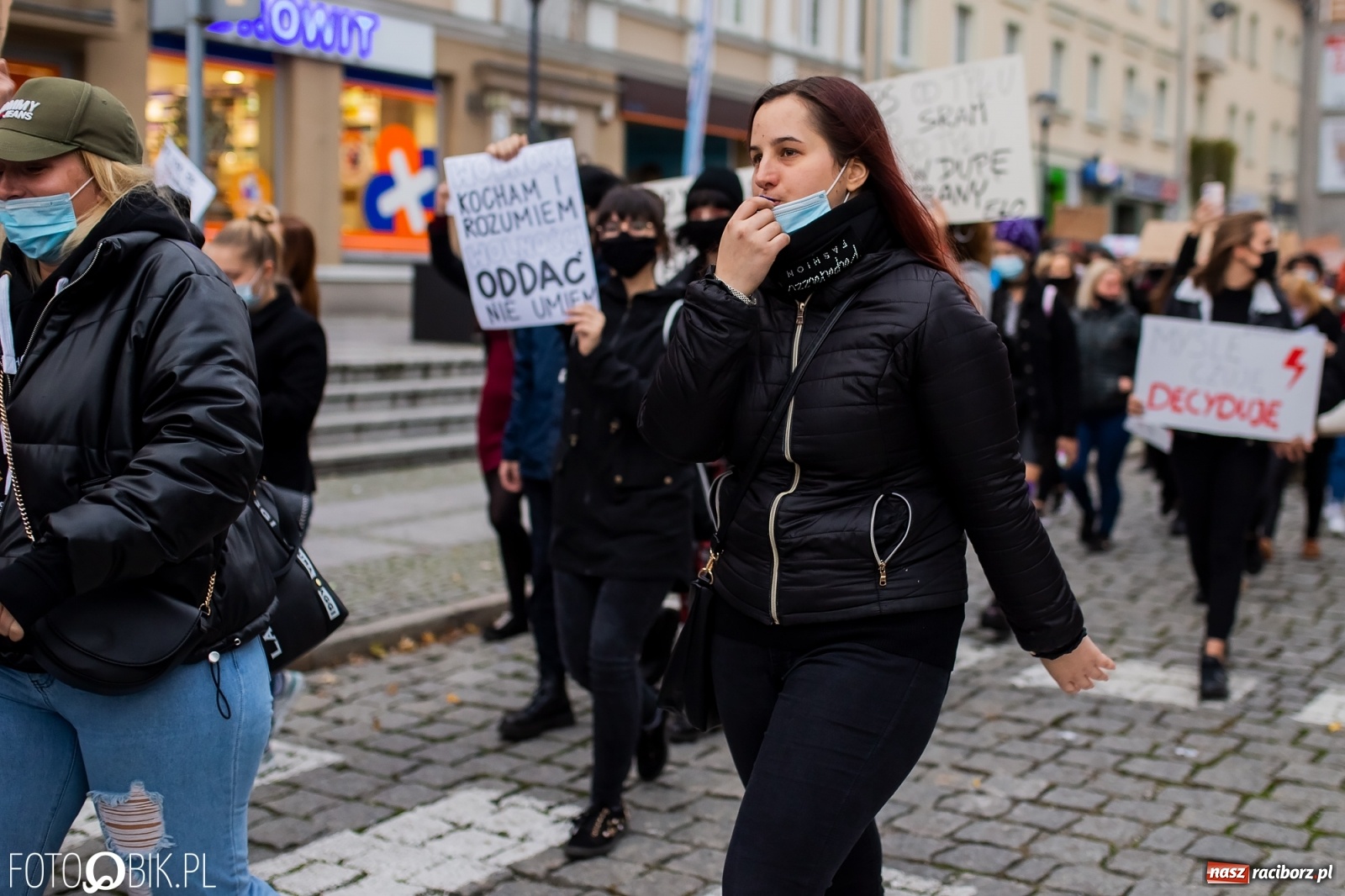 Zdjęcie w galerii na portalu naszraciborz.pl: Zakaz aborcji. Racibórz znów protestuje [WIDEO] wiadomości z regionu