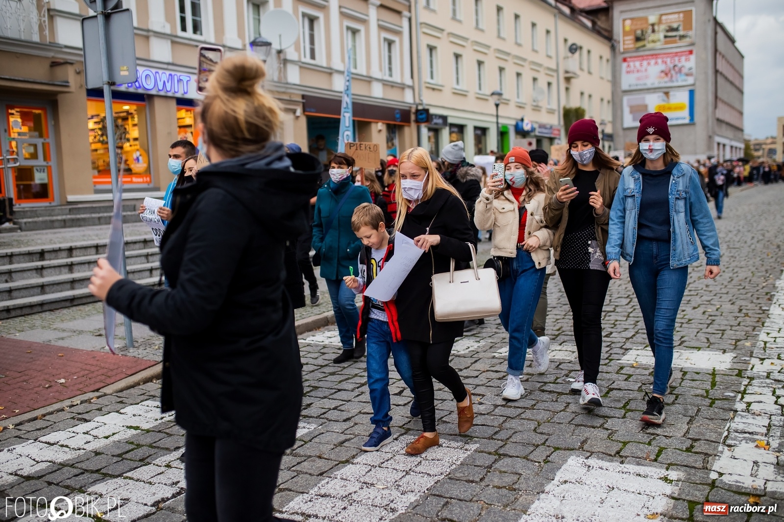 Zdjęcie w galerii na portalu naszraciborz.pl: Zakaz aborcji. Racibórz znów protestuje [WIDEO] wiadomości z regionu