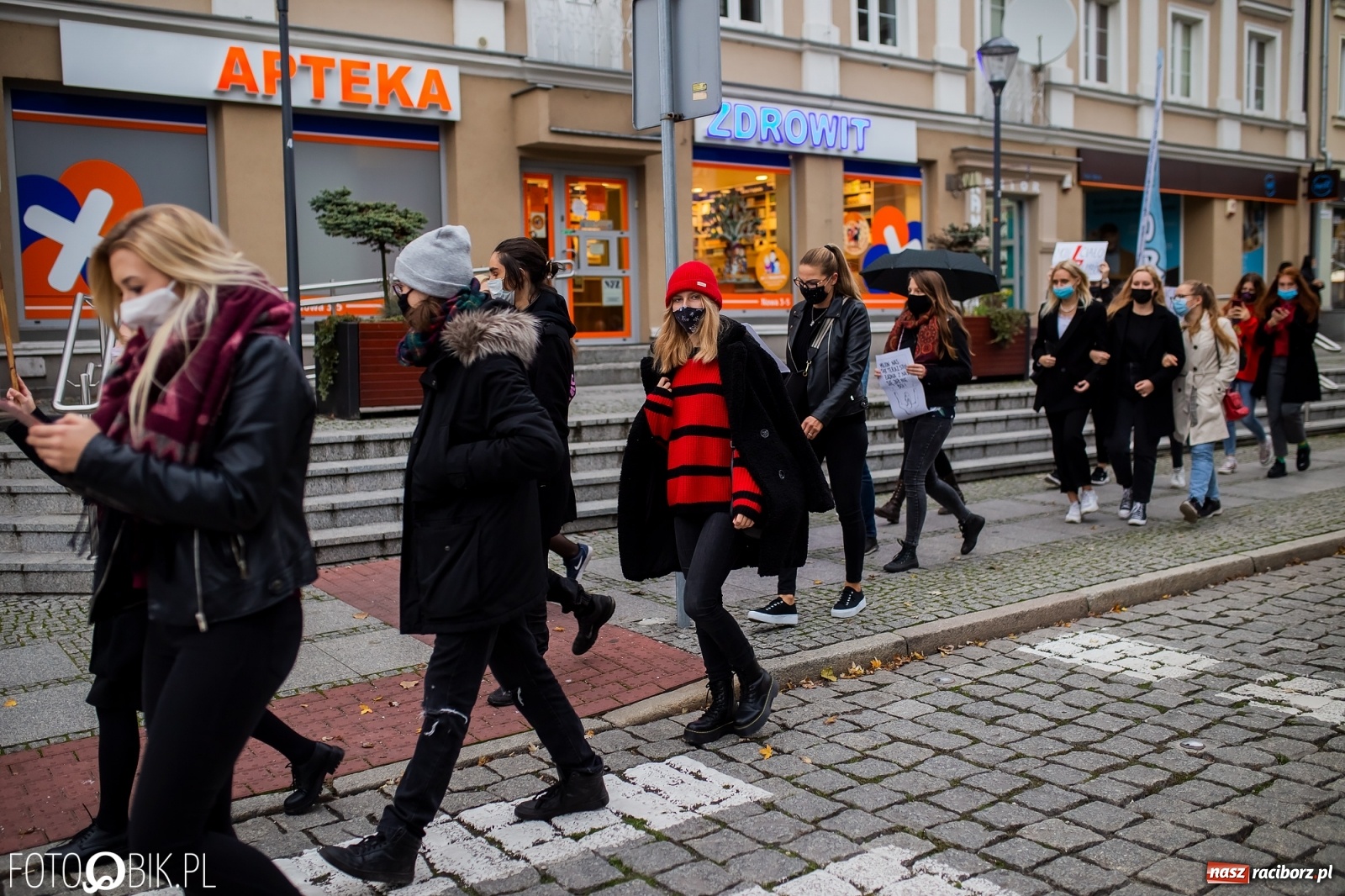 Zdjęcie w galerii na portalu naszraciborz.pl: Zakaz aborcji. Racibórz znów protestuje [WIDEO] wiadomości z regionu