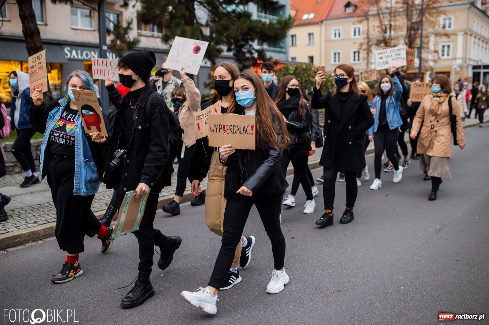 Zdjęcie w galerii na portalu naszraciborz.pl: Zakaz aborcji. Racibórz znów protestuje [WIDEO] wiadomości z regionu