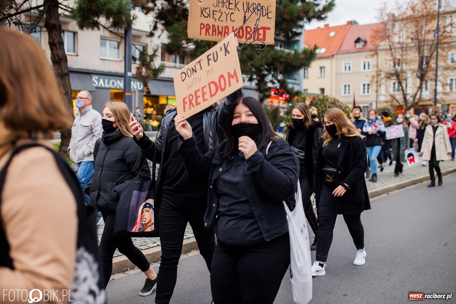 Zdjęcie w galerii na portalu naszraciborz.pl: Zakaz aborcji. Racibórz znów protestuje [WIDEO] wiadomości z regionu