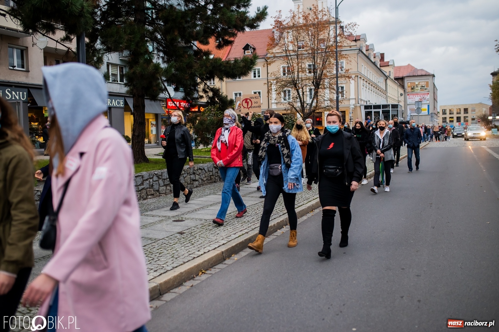 Zdjęcie w galerii na portalu naszraciborz.pl: Zakaz aborcji. Racibórz znów protestuje [WIDEO] wiadomości z regionu