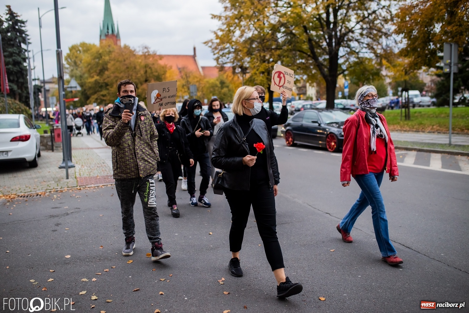 Zdjęcie w galerii na portalu naszraciborz.pl: Zakaz aborcji. Racibórz znów protestuje [WIDEO] wiadomości z regionu