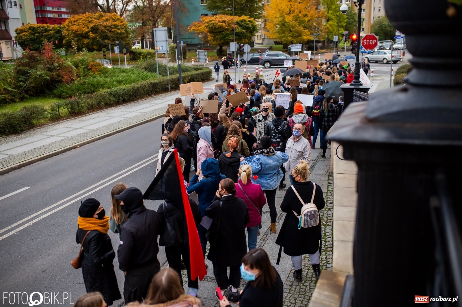 Zdjęcie w galerii na portalu naszraciborz.pl: Zakaz aborcji. Racibórz znów protestuje [WIDEO] wiadomości z regionu