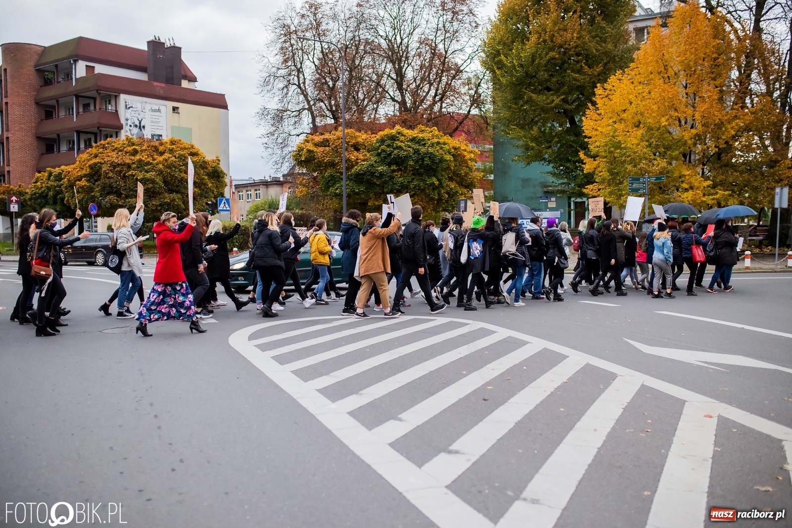 Zdjęcie w galerii na portalu naszraciborz.pl: Zakaz aborcji. Racibórz znów protestuje [WIDEO] wiadomości z regionu