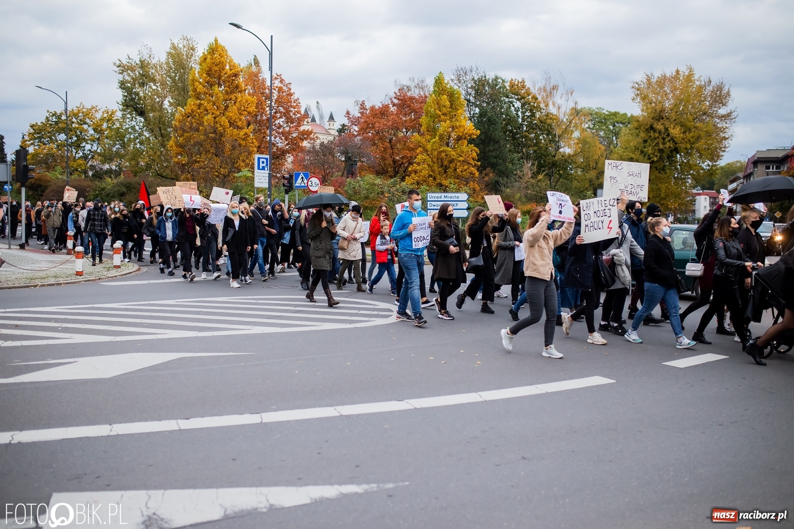 Zdjęcie w galerii na portalu naszraciborz.pl: Zakaz aborcji. Racibórz znów protestuje [WIDEO] wiadomości z regionu