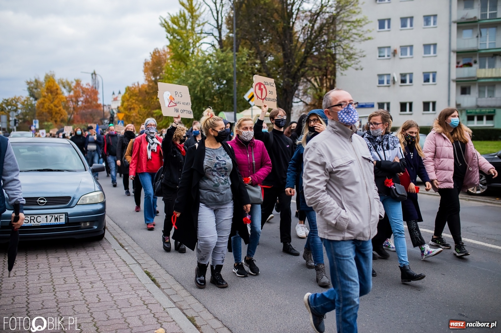 Zdjęcie w galerii na portalu naszraciborz.pl: Zakaz aborcji. Racibórz znów protestuje [WIDEO] wiadomości z regionu
