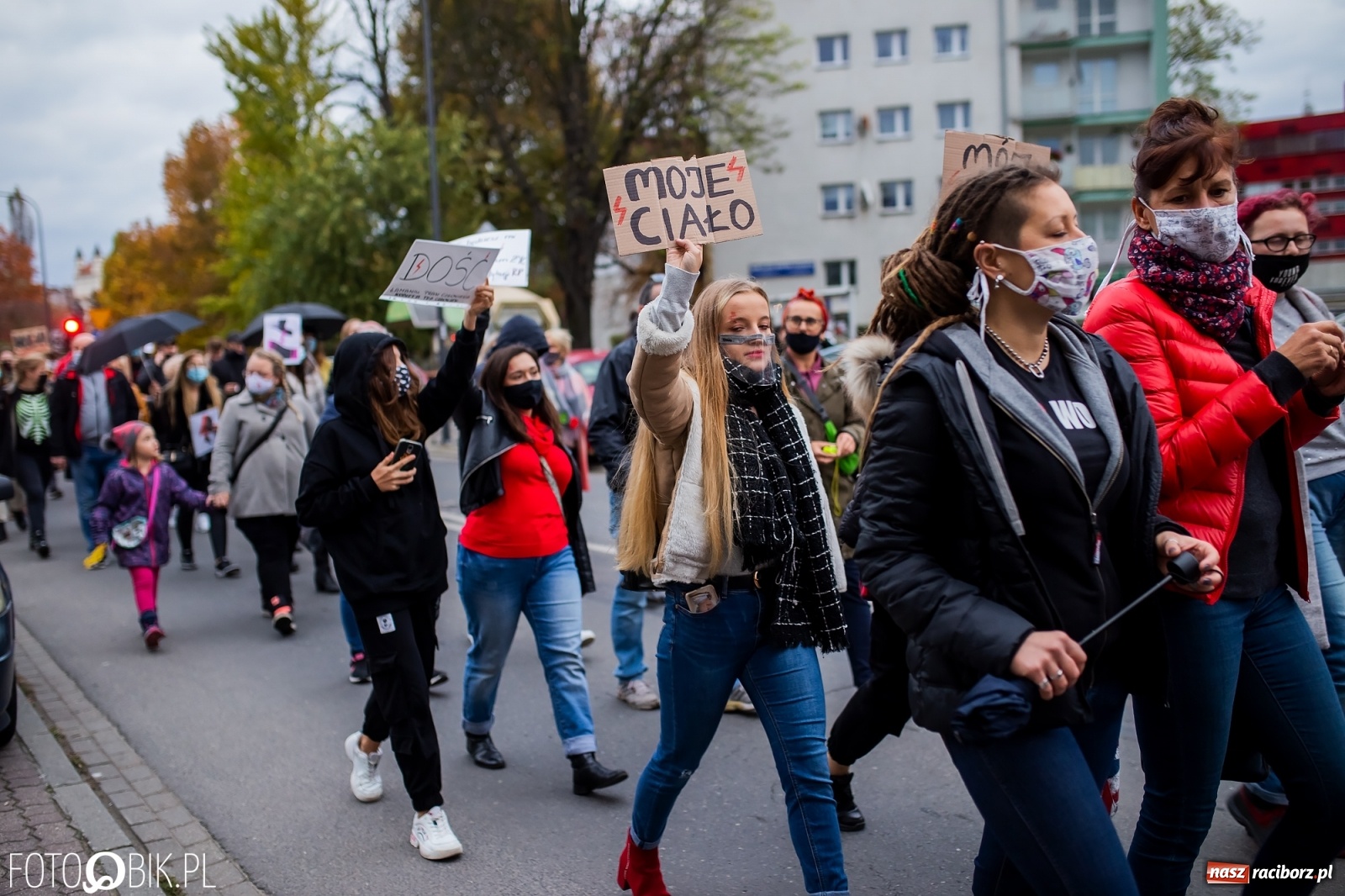 Zdjęcie w galerii na portalu naszraciborz.pl: Zakaz aborcji. Racibórz znów protestuje [WIDEO] wiadomości z regionu