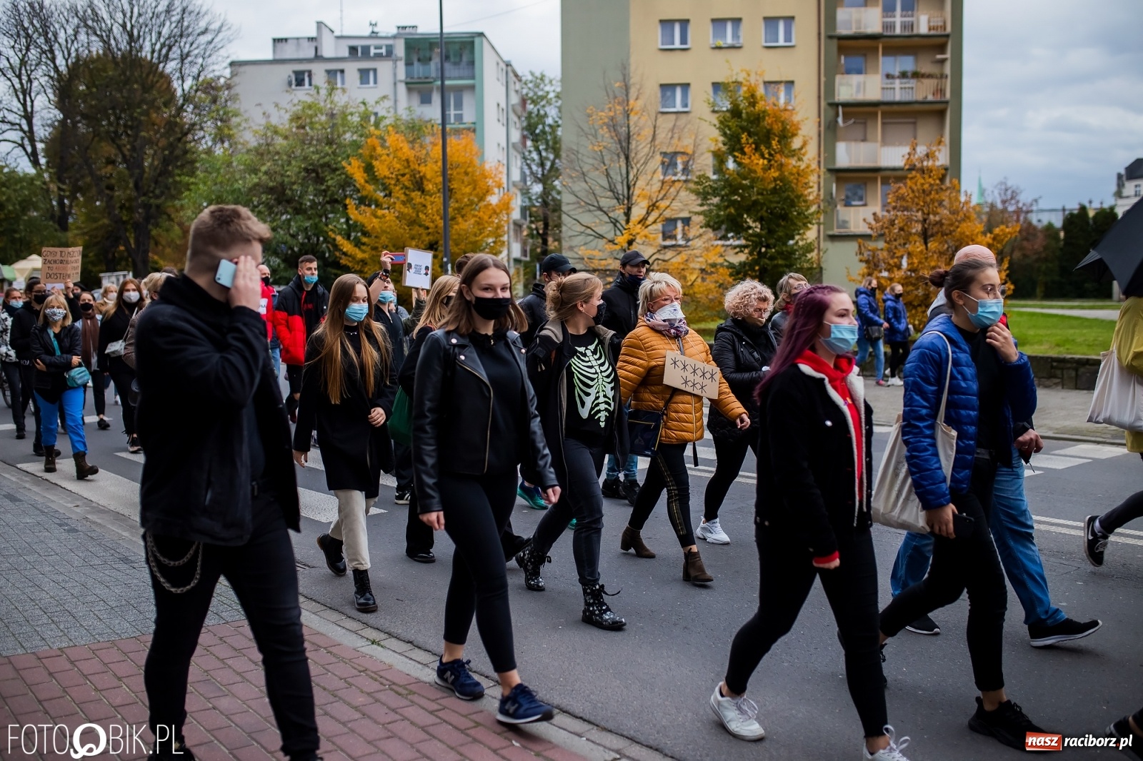 Zdjęcie w galerii na portalu naszraciborz.pl: Zakaz aborcji. Racibórz znów protestuje [WIDEO] wiadomości z regionu
