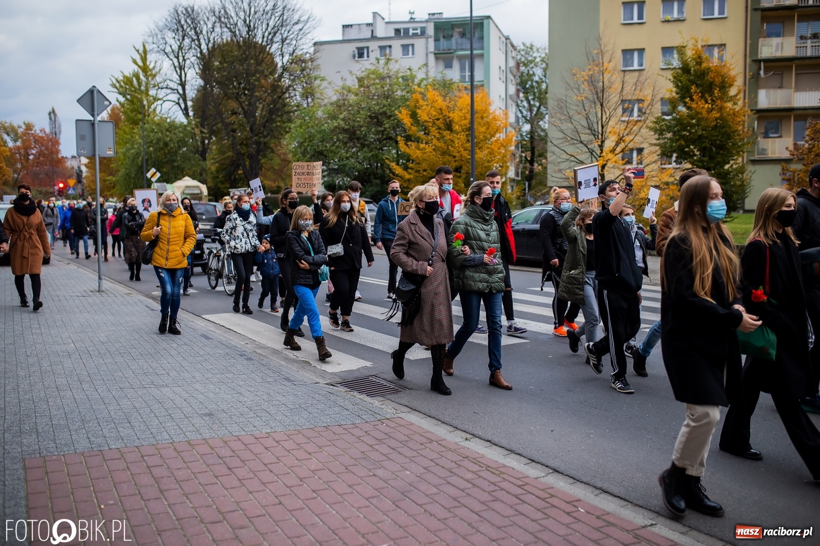 Zdjęcie w galerii na portalu naszraciborz.pl: Zakaz aborcji. Racibórz znów protestuje [WIDEO] wiadomości z regionu