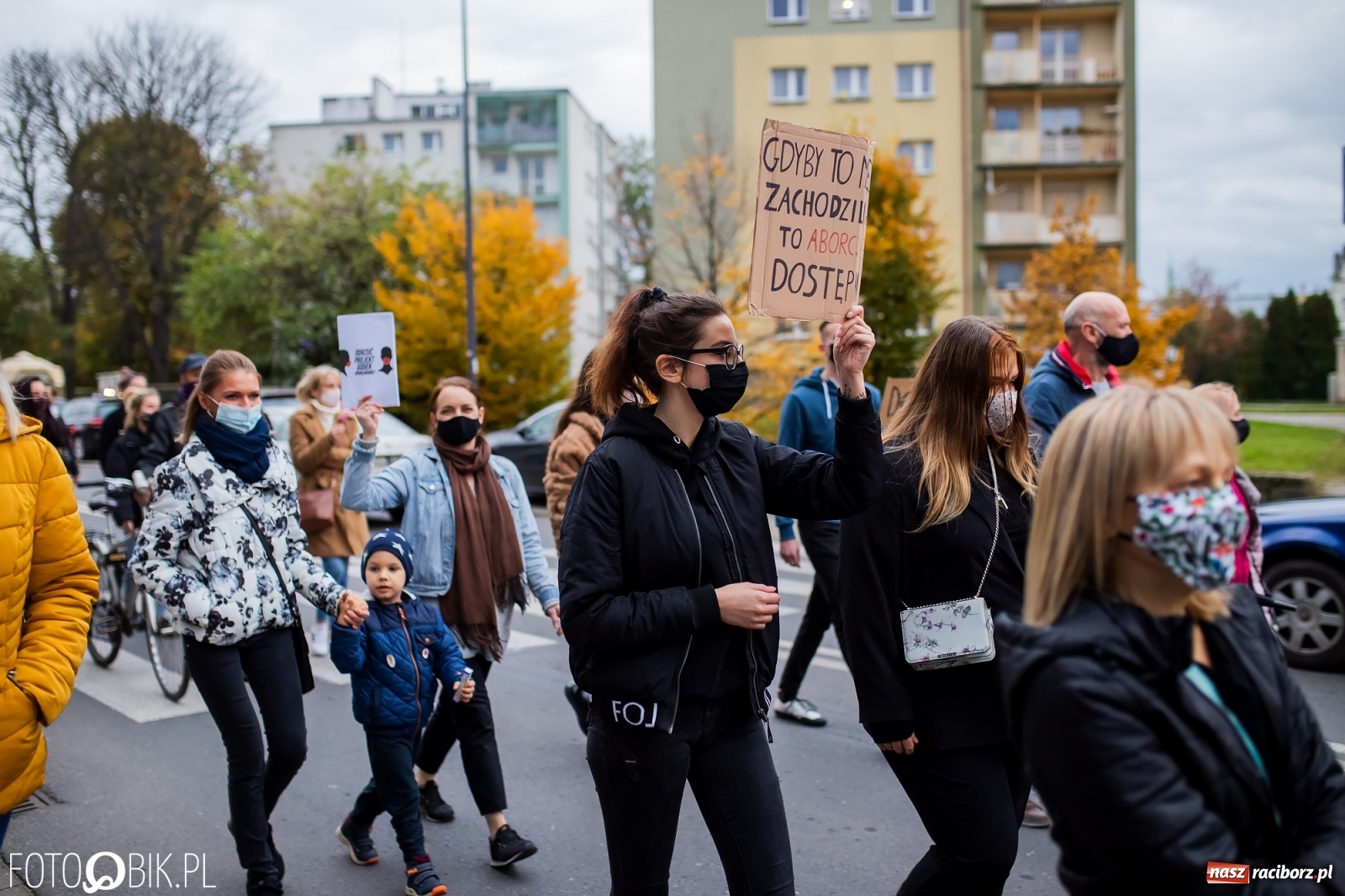Zdjęcie w galerii na portalu naszraciborz.pl: Zakaz aborcji. Racibórz znów protestuje [WIDEO] wiadomości z regionu
