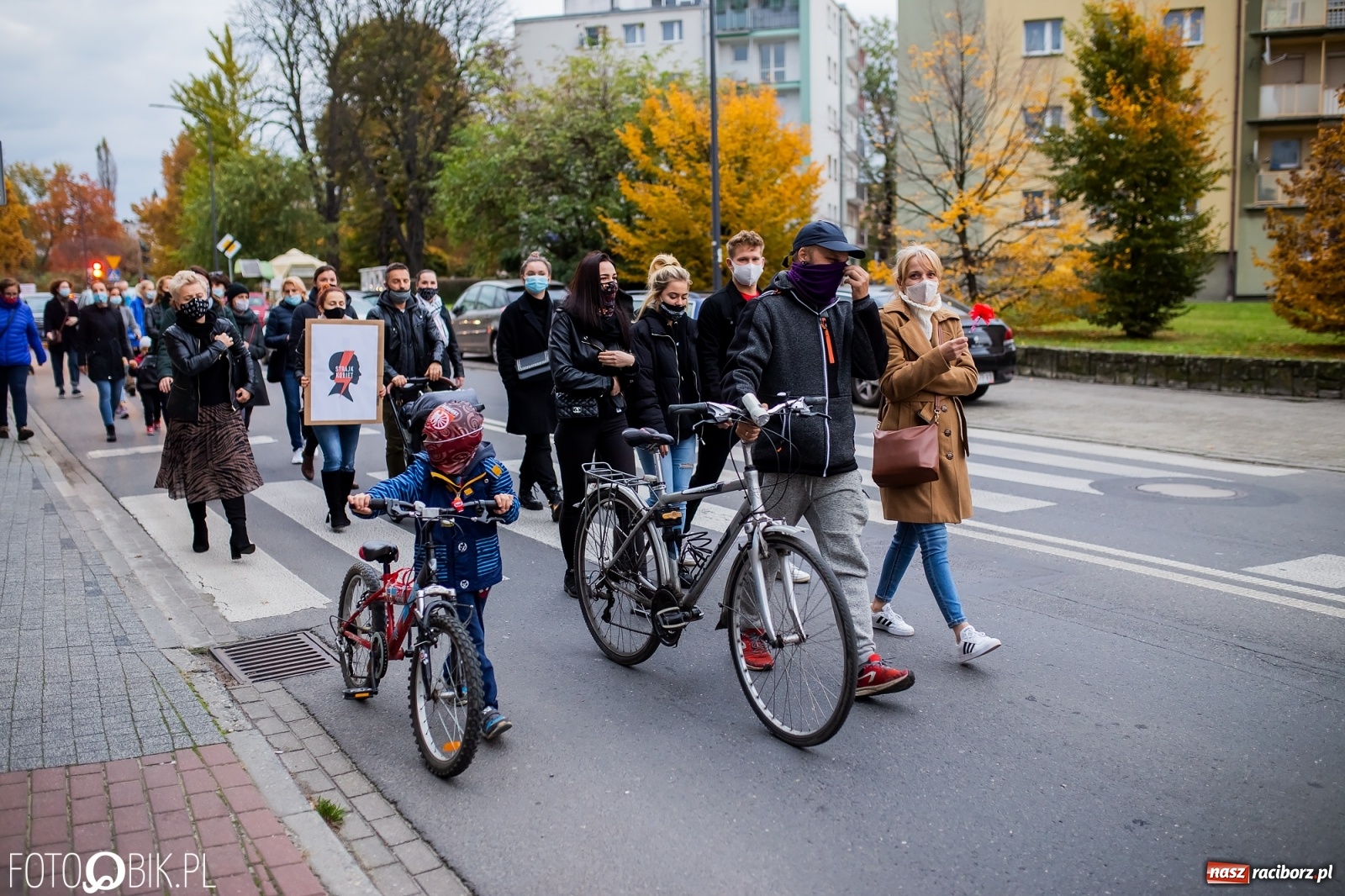 Zdjęcie w galerii na portalu naszraciborz.pl: Zakaz aborcji. Racibórz znów protestuje [WIDEO] wiadomości z regionu