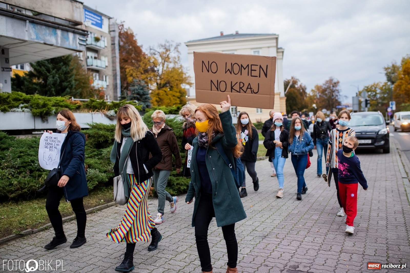 Zdjęcie w galerii na portalu naszraciborz.pl: Zakaz aborcji. Racibórz znów protestuje [WIDEO] wiadomości z regionu