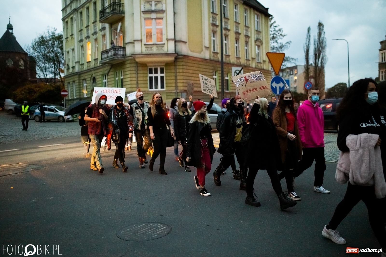 Zdjęcie w galerii na portalu naszraciborz.pl: Zakaz aborcji. Racibórz znów protestuje [WIDEO] wiadomości z regionu