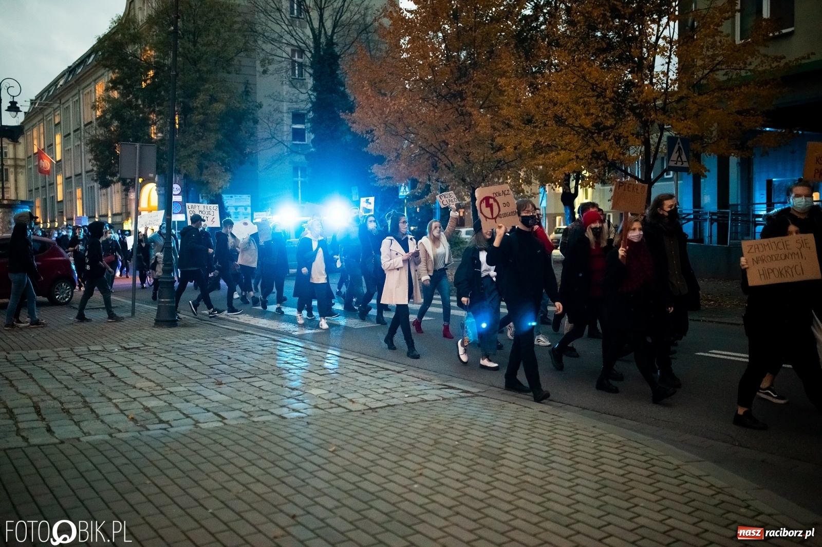 Zdjęcie w galerii na portalu naszraciborz.pl: Zakaz aborcji. Racibórz znów protestuje [WIDEO] wiadomości z regionu