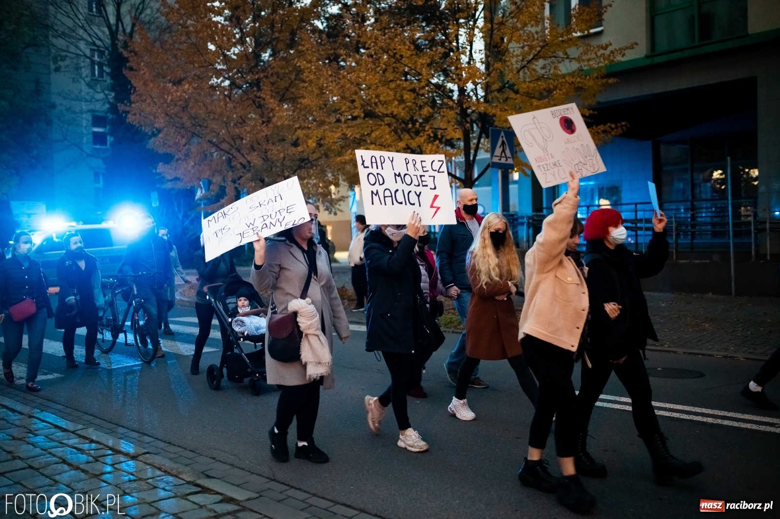 Zdjęcie w galerii na portalu naszraciborz.pl: Zakaz aborcji. Racibórz znów protestuje [WIDEO] wiadomości z regionu