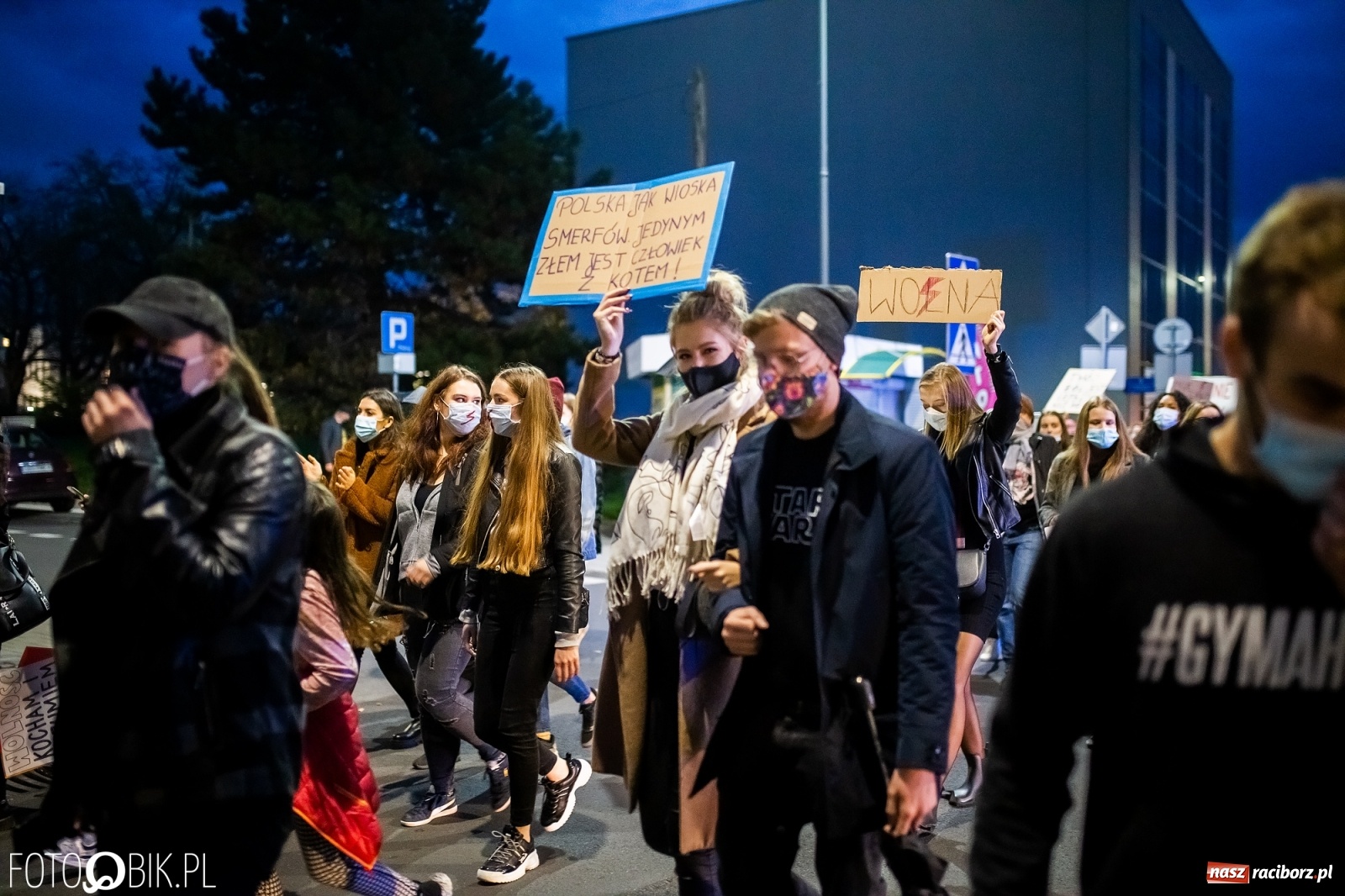 Zdjęcie w galerii na portalu naszraciborz.pl: Zakaz aborcji. Racibórz znów protestuje [WIDEO] wiadomości z regionu