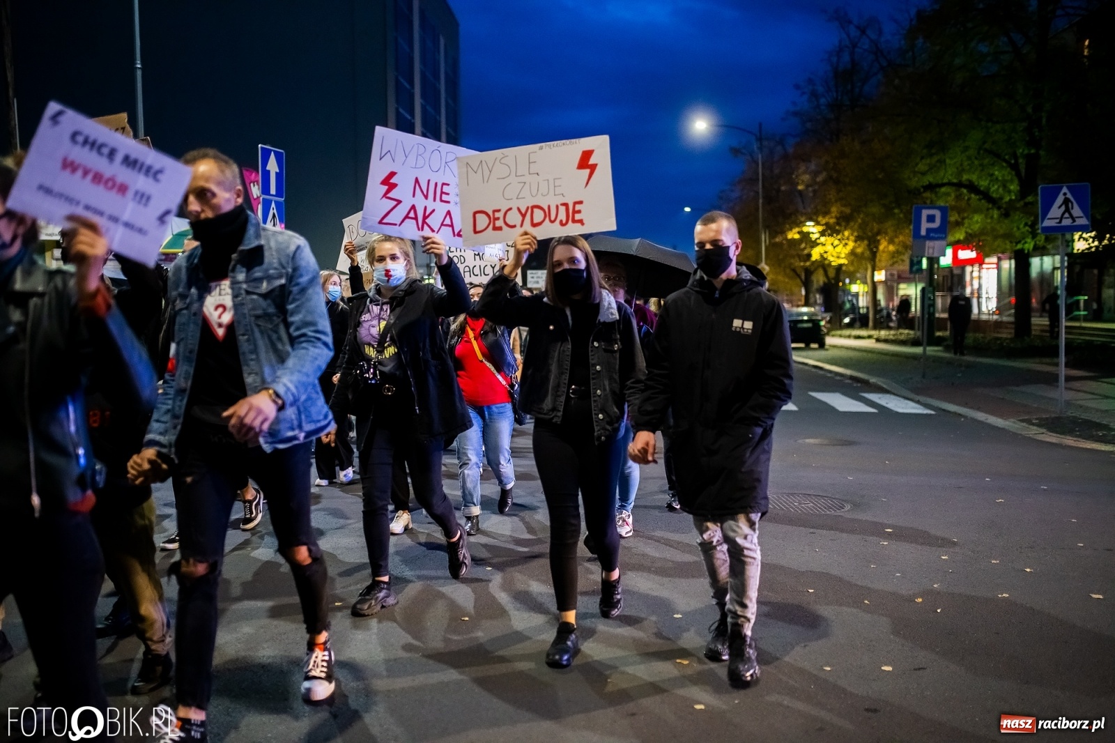 Zdjęcie w galerii na portalu naszraciborz.pl: Zakaz aborcji. Racibórz znów protestuje [WIDEO] wiadomości z regionu