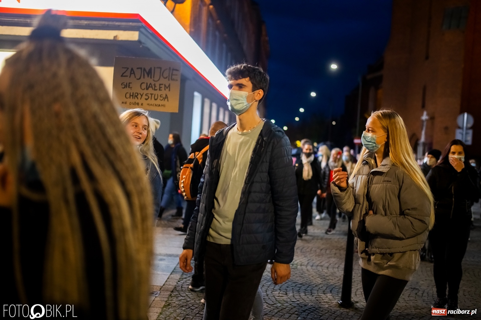 Zdjęcie w galerii na portalu naszraciborz.pl: Zakaz aborcji. Racibórz znów protestuje [WIDEO] wiadomości z regionu