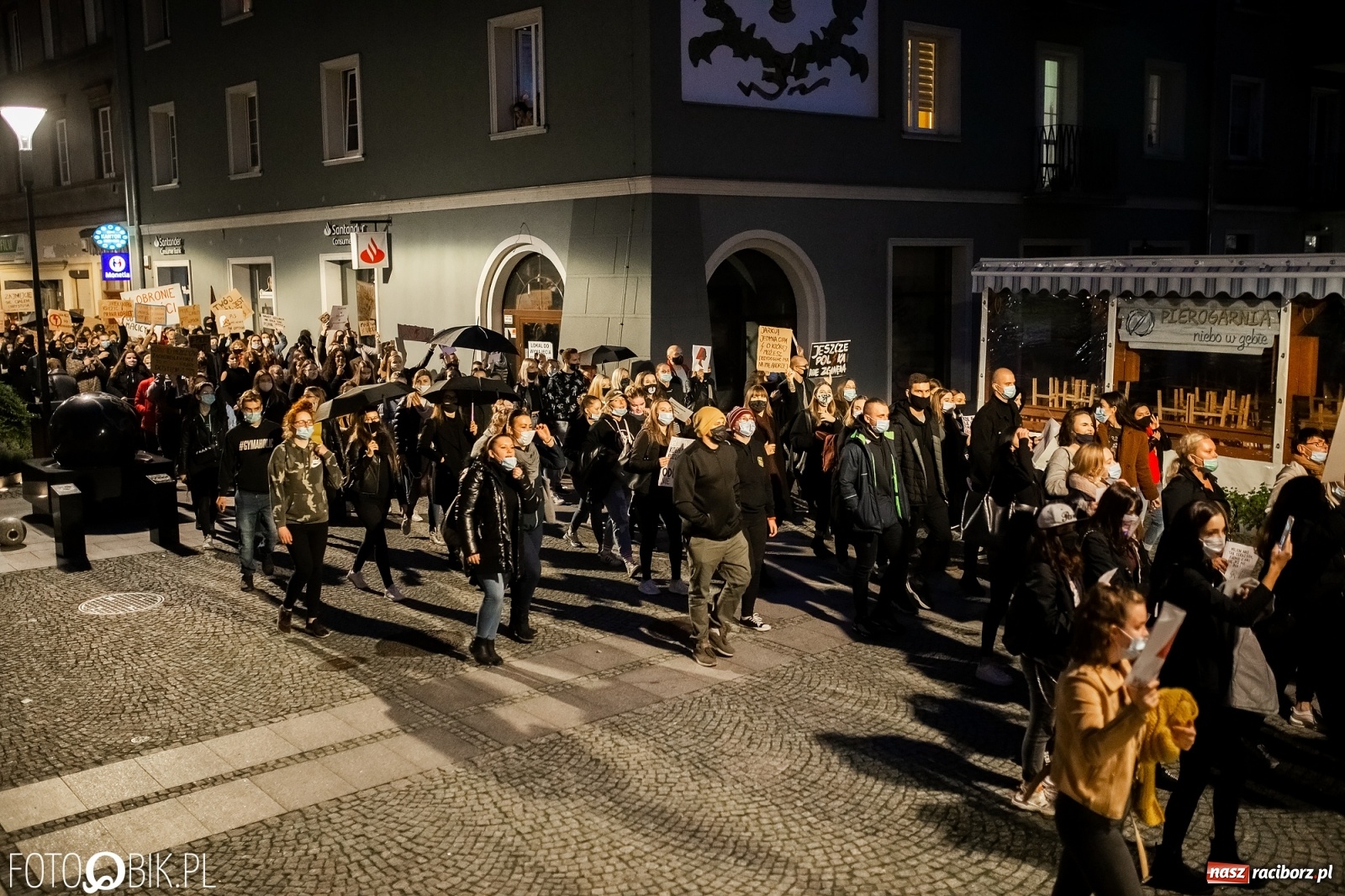Zdjęcie w galerii na portalu naszraciborz.pl: Zakaz aborcji. Racibórz znów protestuje [WIDEO] wiadomości z regionu