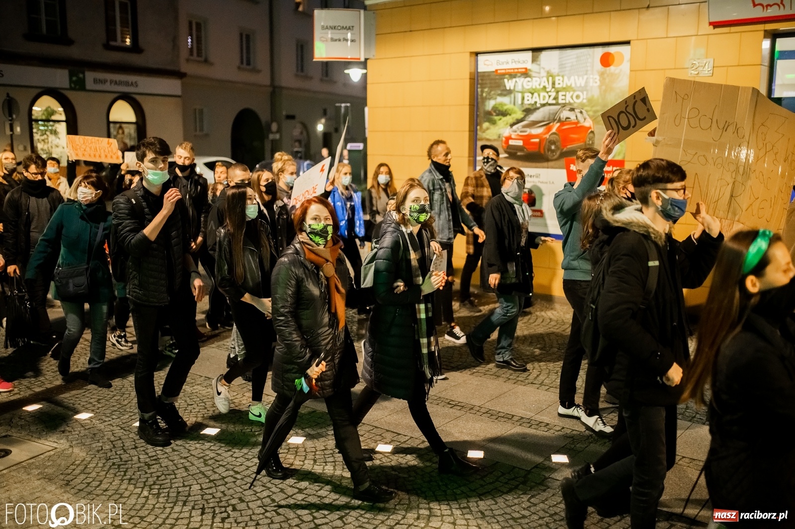 Zdjęcie w galerii na portalu naszraciborz.pl: Zakaz aborcji. Racibórz znów protestuje [WIDEO] wiadomości z regionu