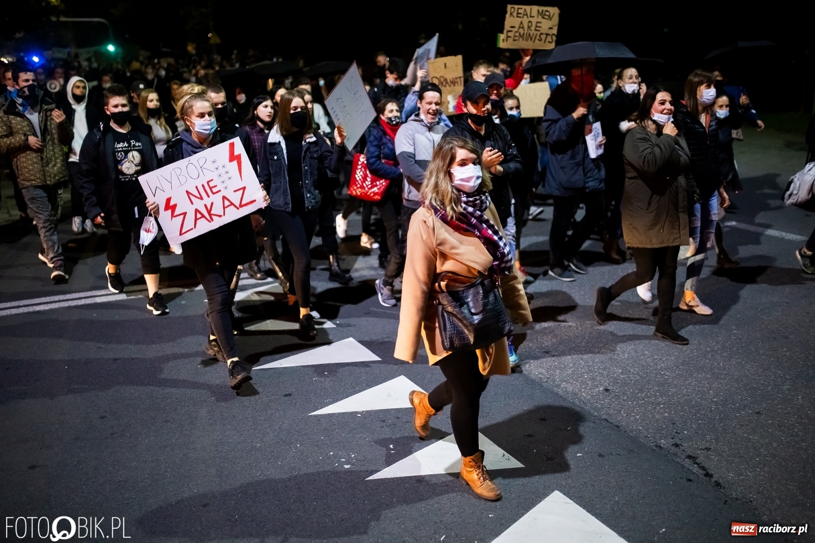 Zdjęcie w galerii na portalu naszraciborz.pl: Zakaz aborcji. Racibórz znów protestuje [WIDEO] wiadomości z regionu