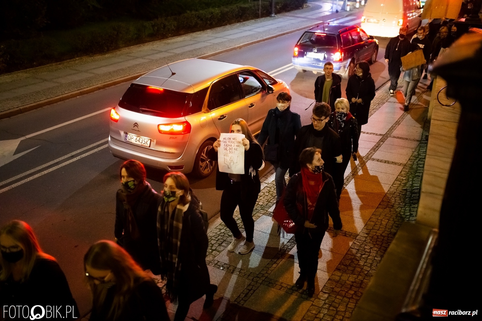 Zdjęcie w galerii na portalu naszraciborz.pl: Zakaz aborcji. Racibórz znów protestuje [WIDEO] wiadomości z regionu