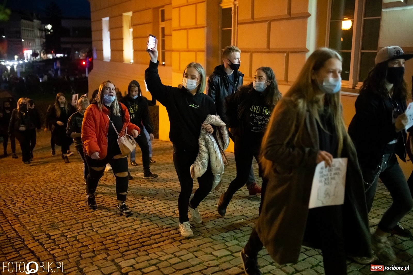 Zdjęcie w galerii na portalu naszraciborz.pl: Zakaz aborcji. Racibórz znów protestuje [WIDEO] wiadomości z regionu