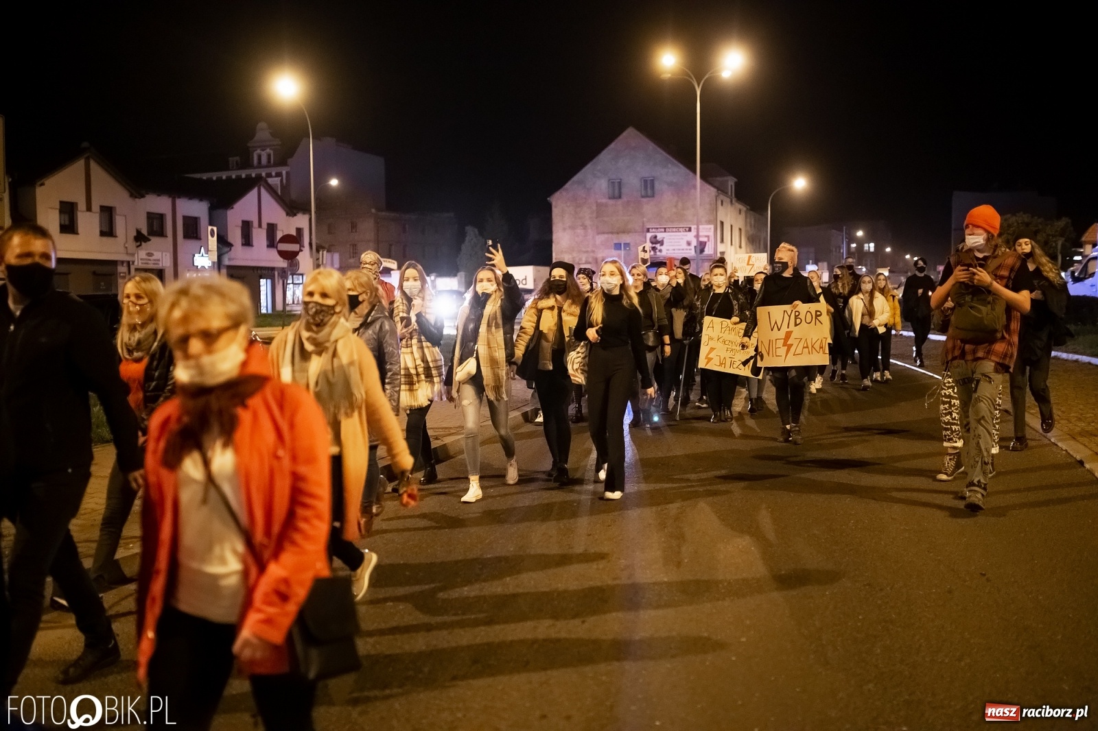 Zdjęcie w galerii na portalu naszraciborz.pl: Zakaz aborcji. Racibórz znów protestuje [WIDEO] wiadomości z regionu