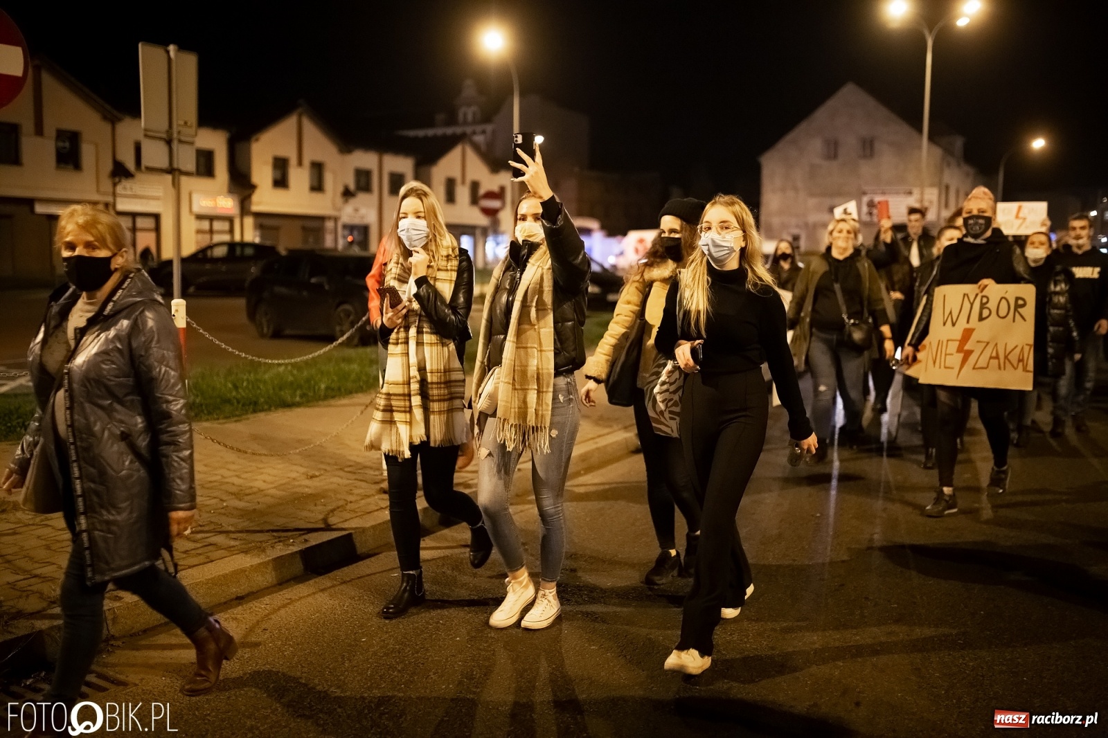 Zdjęcie w galerii na portalu naszraciborz.pl: Zakaz aborcji. Racibórz znów protestuje [WIDEO] wiadomości z regionu