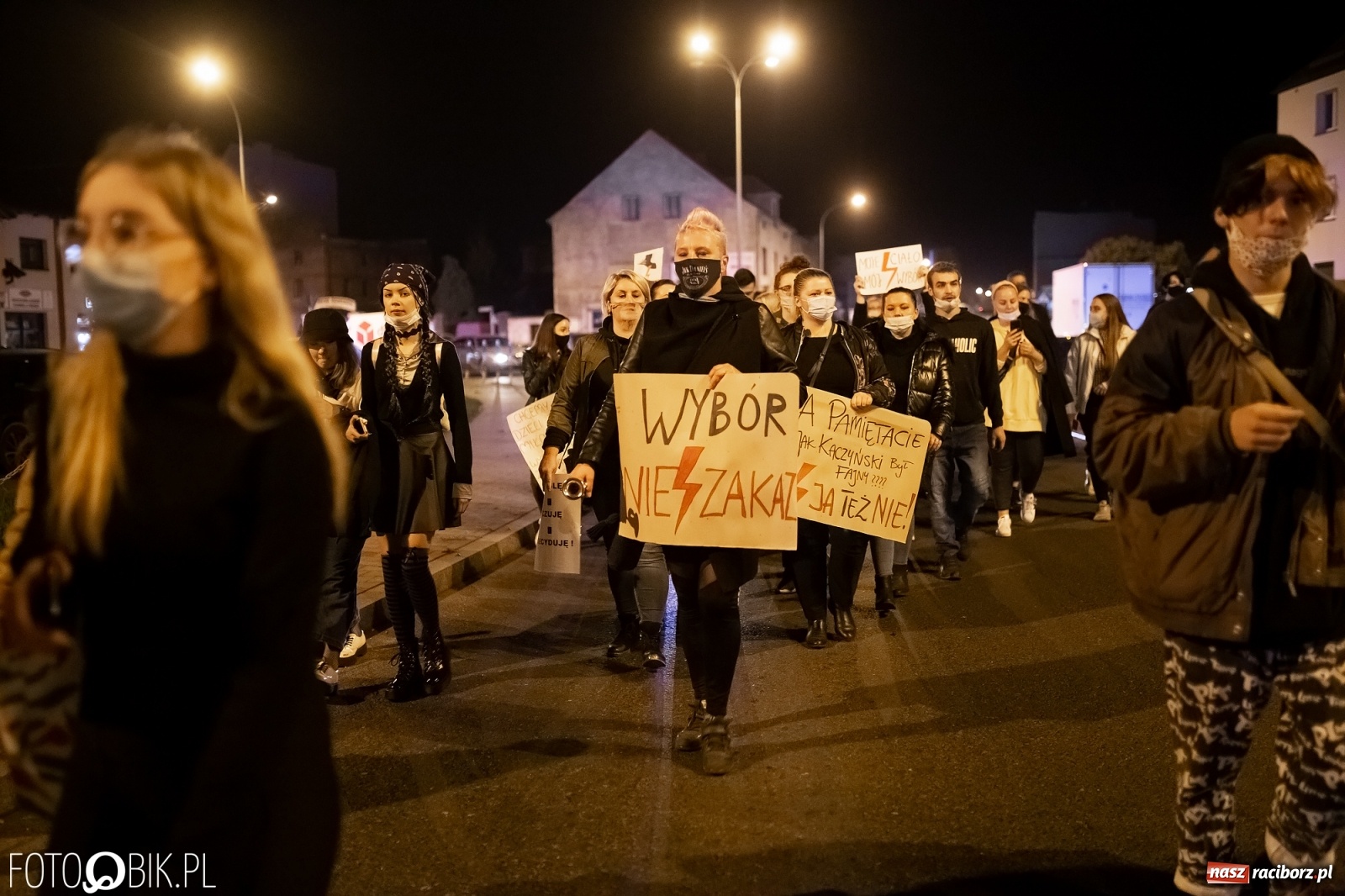 Zdjęcie w galerii na portalu naszraciborz.pl: Zakaz aborcji. Racibórz znów protestuje [WIDEO] wiadomości z regionu