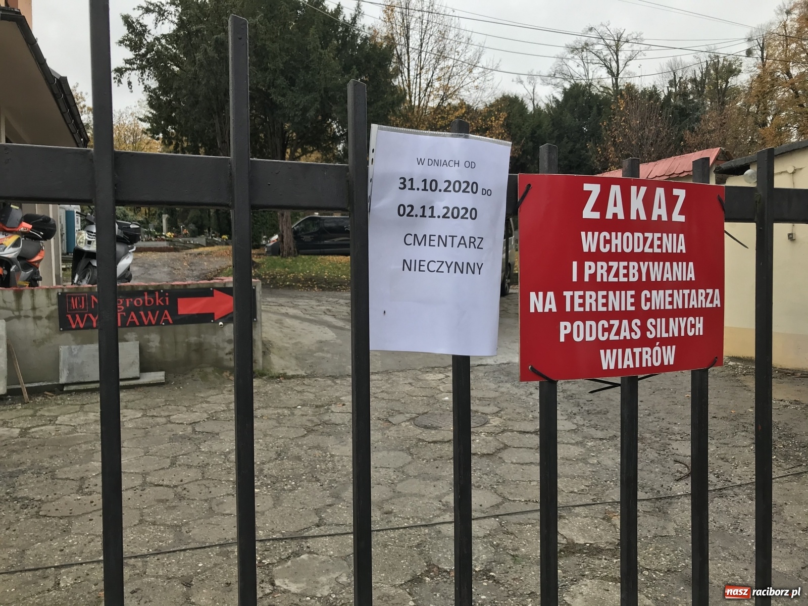 Zdjęcie w galerii na portalu naszraciborz.pl: Jest rozporządzenie w sprawie zamknięcia cmentarzy. Raciborskie Jeruzalem dziś i w piątkowy wieczór wiadomości z regionu