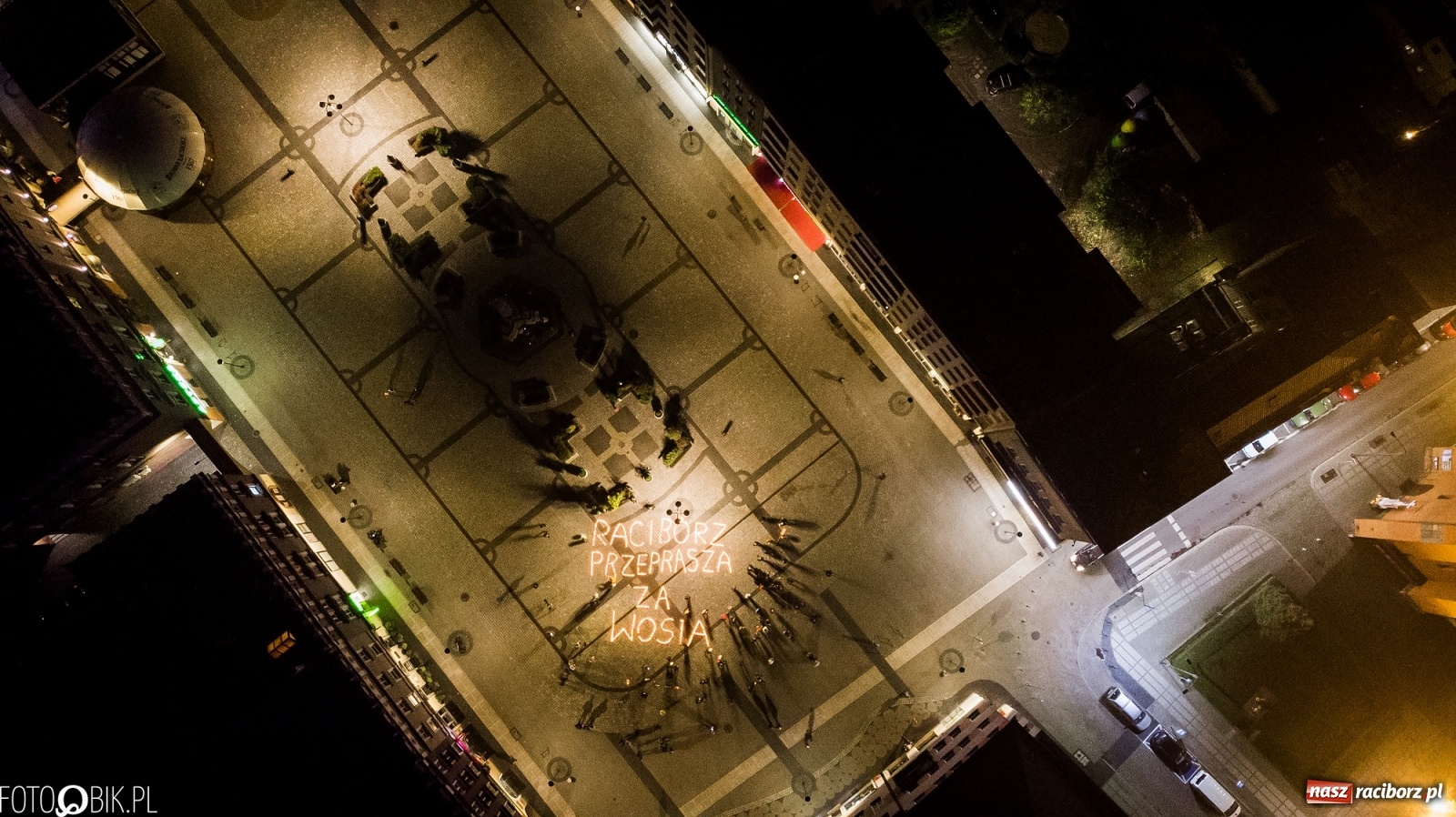 Zdjęcie w galerii na portalu naszraciborz.pl: Akcja na raciborskim Rynku [FOTO i WIDEO]  wiadomości z regionu