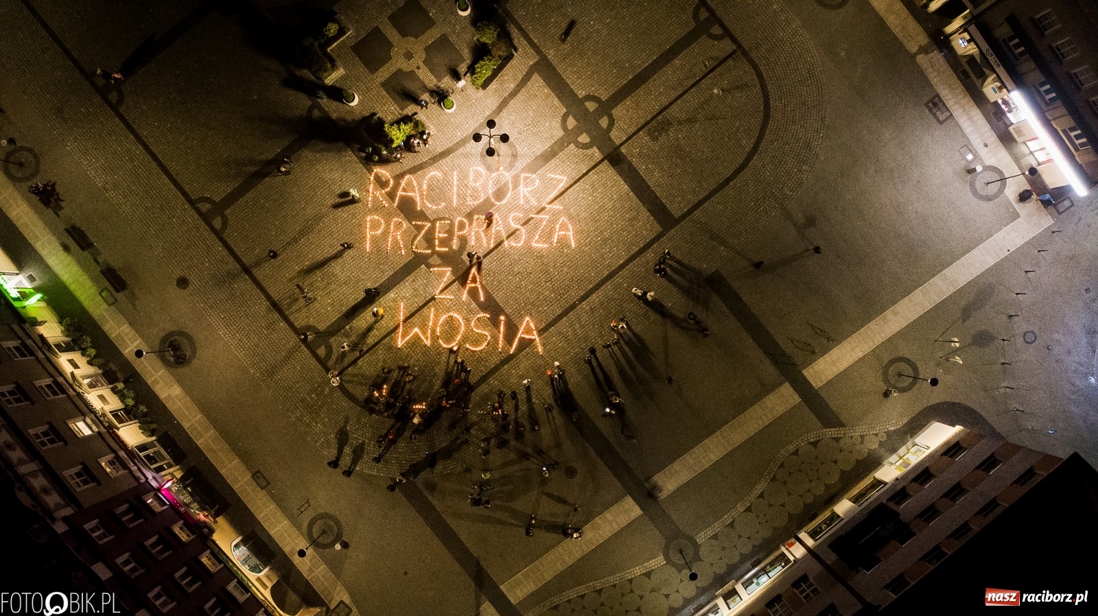 Zdjęcie w galerii na portalu naszraciborz.pl: Akcja na raciborskim Rynku [FOTO i WIDEO]  wiadomości z regionu