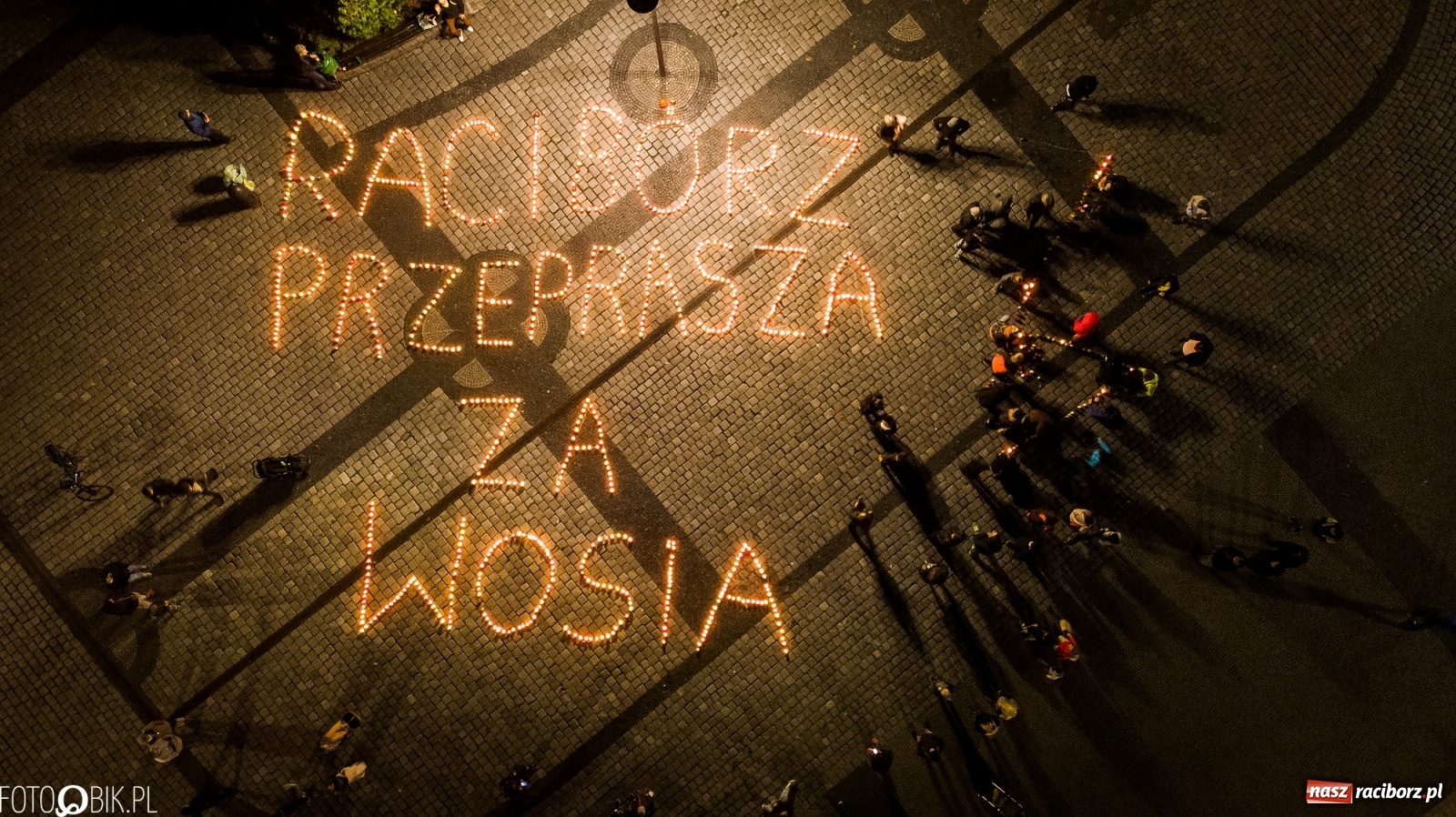 Zdjęcie w galerii na portalu naszraciborz.pl: Akcja na raciborskim Rynku [FOTO i WIDEO]  wiadomości z regionu